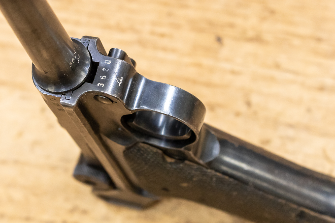 MAUSER P08 9mm Police Trade-in Pistol (No Magazine)